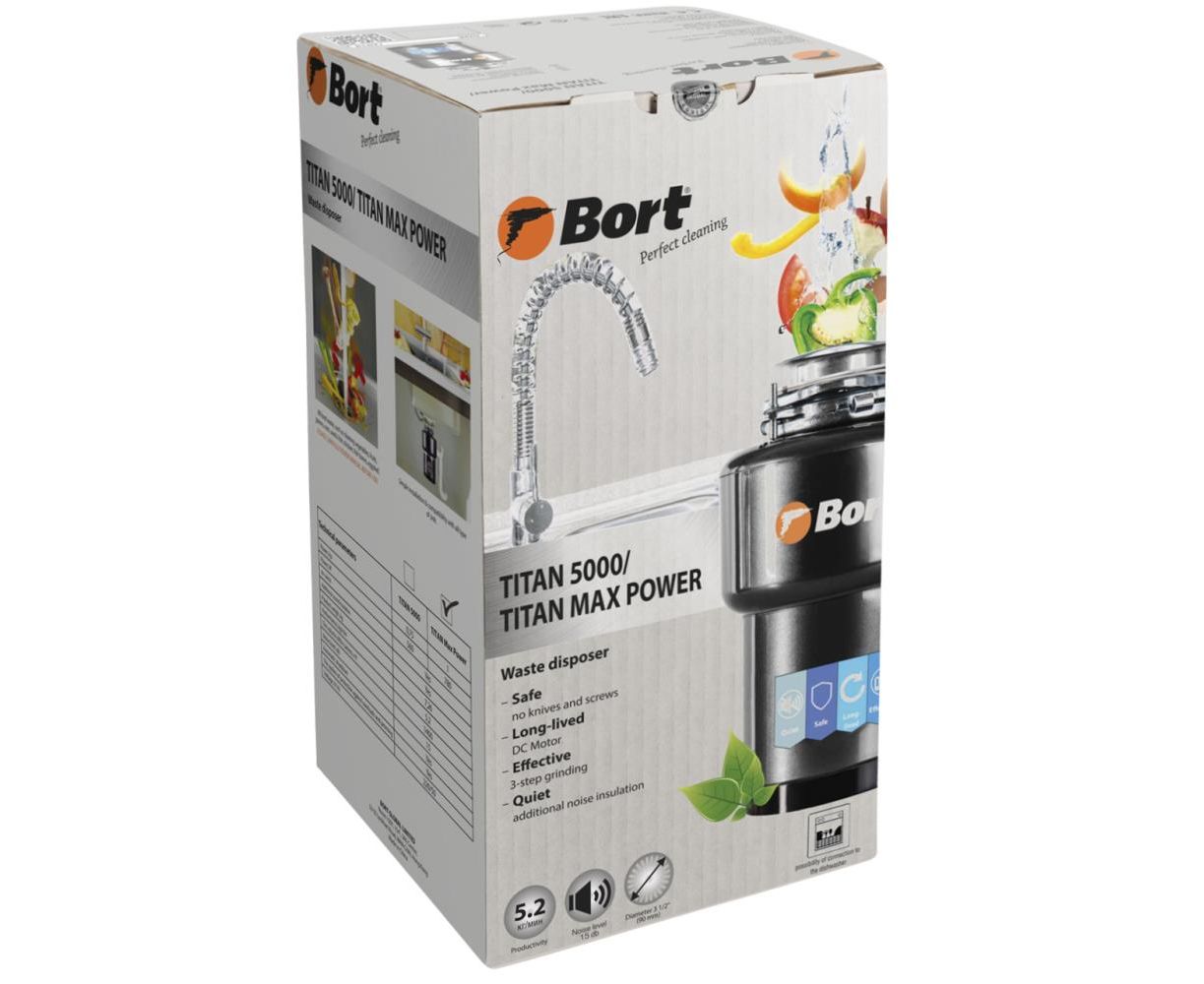 Bort titan 5000 control. Bort Titan 5000. Bort Titan Max Power. Bort Titan 5000 комплектация. Измельчитель бытовых отходов bort Titan.